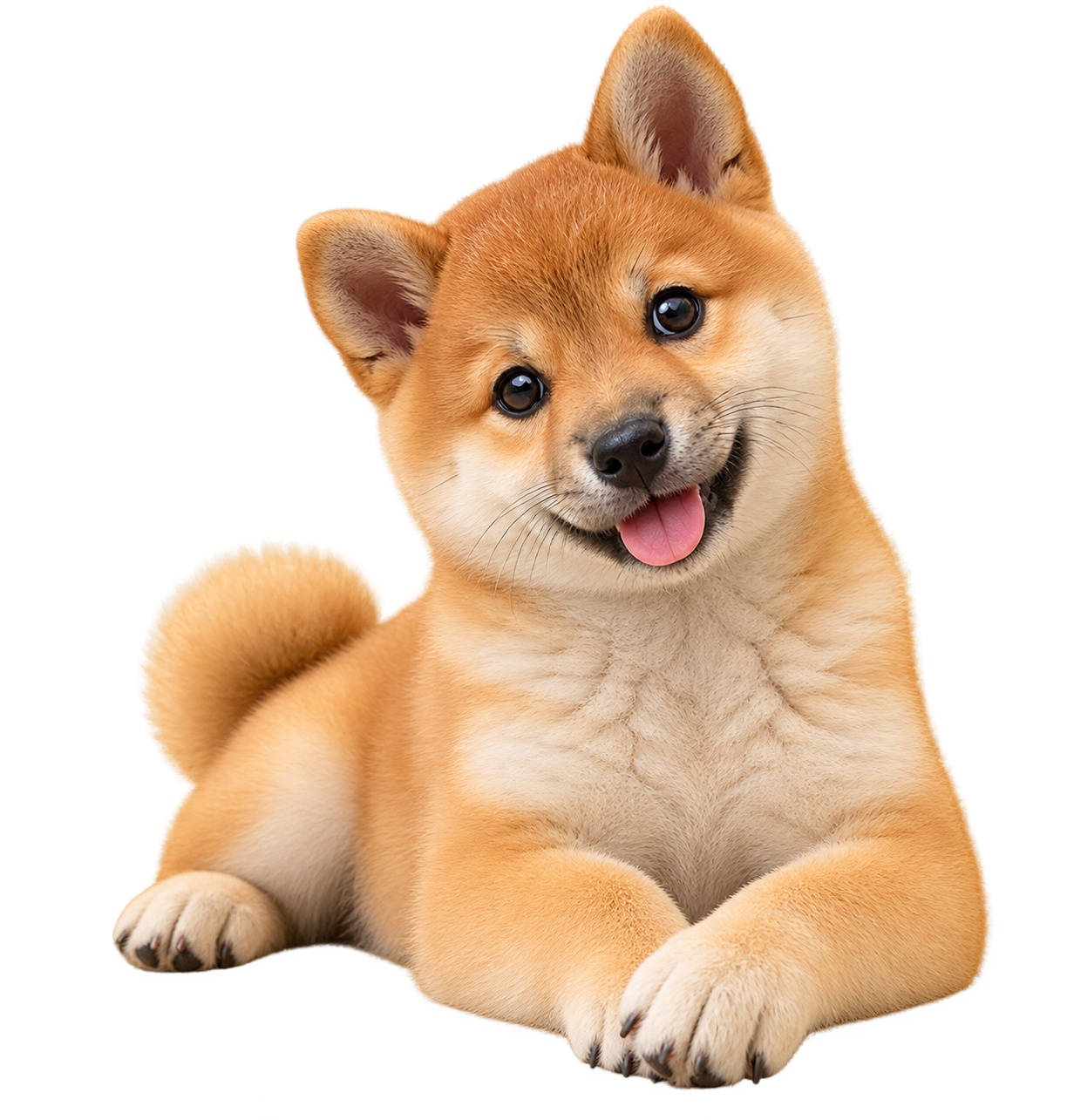 Meeko, a soft wide-eyed Shiba Inu